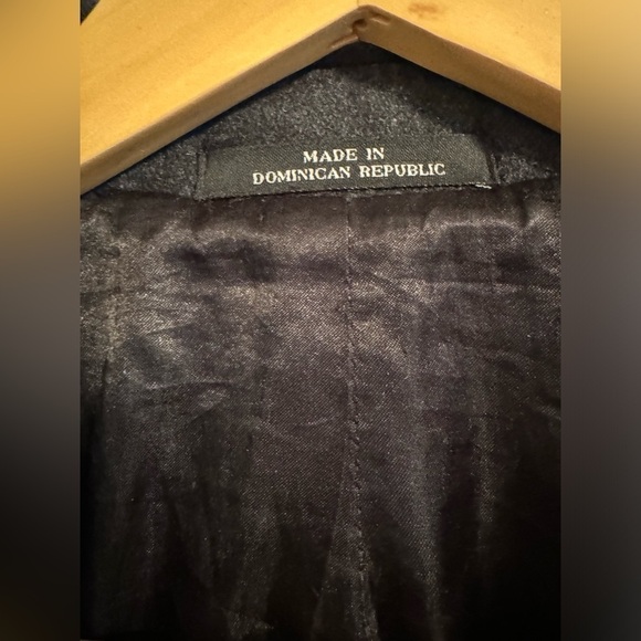 London Fog Men's Signature Wool Blend Single-Breasted Topcoat Black Size 48L - Picture 5 of 12